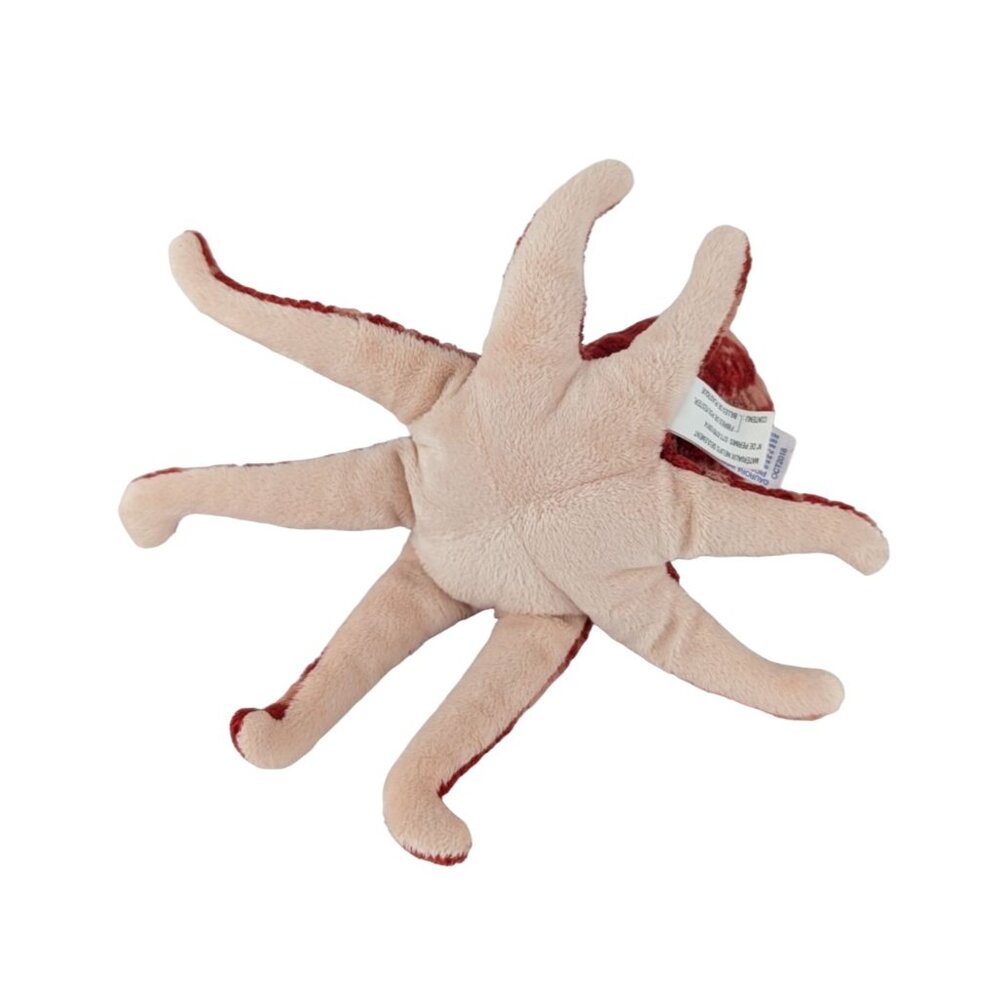 Aurora Octopus Plush 9" Stuffed Animal Toy 2018 Coral‎ Red Spotted Mini Flopsie - Picture 5 of 7
